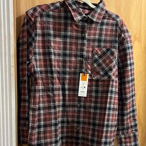 NWT Timberland women’s Plaid Flannel Shirt